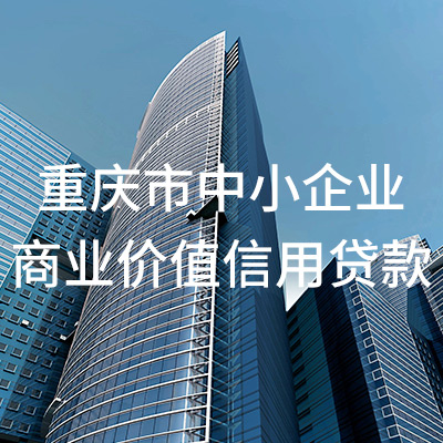 重庆市中小企业商业价值信用贷款贴息
