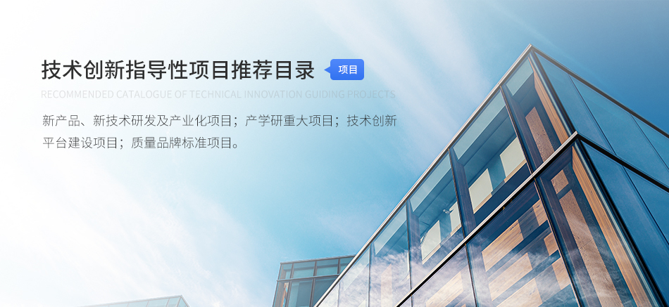 重庆市技术创新指导性项目推荐目录